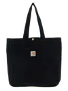 Carhartt Bayfield Tote In Denim Nero Uomo In Black
