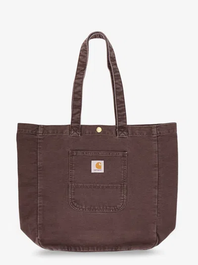Carhartt Bayfield Tote Organic Cotton Shoulder Bag In Brown