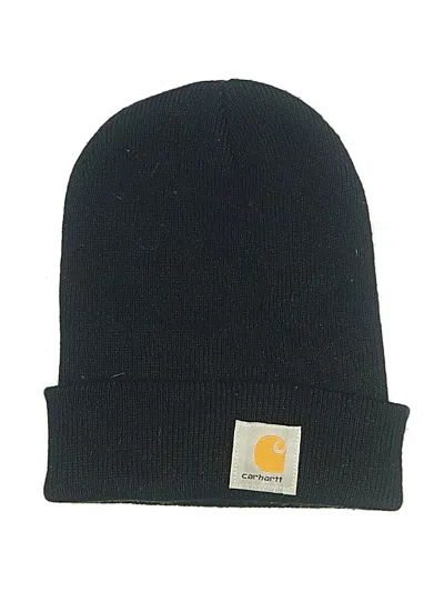 Pre-owned Carhartt Beanie Hat In Black