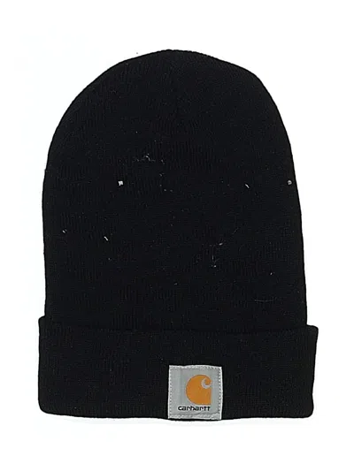 Pre-owned Carhartt Beanie Hat In Black