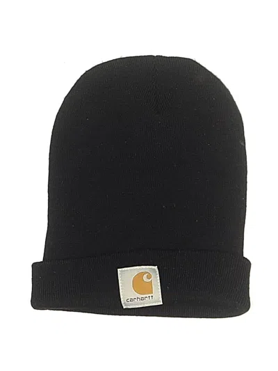 Pre-owned Carhartt Beanie Hat In Black
