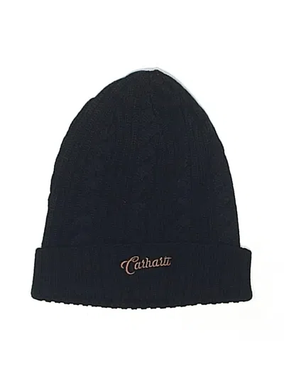 Pre-owned Carhartt Beanie Hat In Blue
