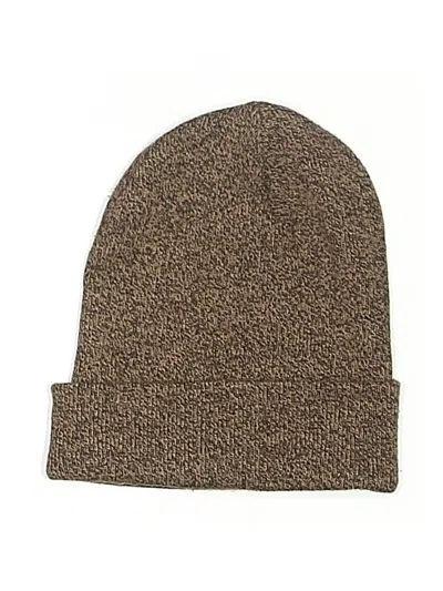 Pre-owned Carhartt Beanie Hat In Brown