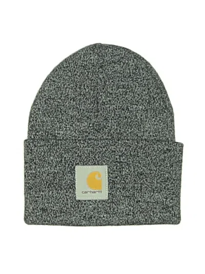 Pre-owned Carhartt Beanie Hat In Gray
