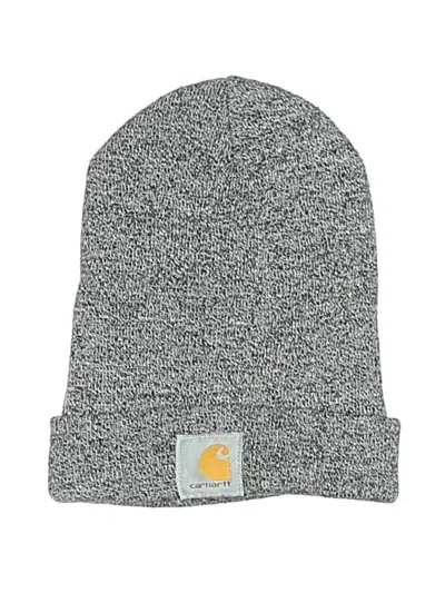 Pre-owned Carhartt Beanie Hat In Gray