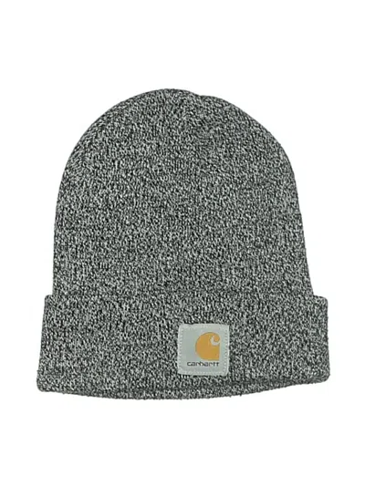 Pre-owned Carhartt Beanie Hat In Gray