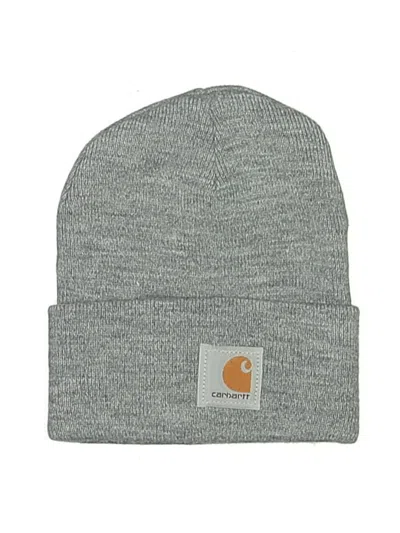 Pre-owned Carhartt Beanie Hat In Gray