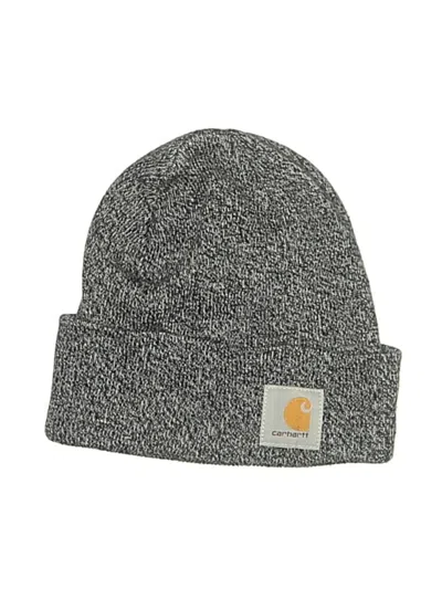 Pre-owned Carhartt Beanie Hat In Gray