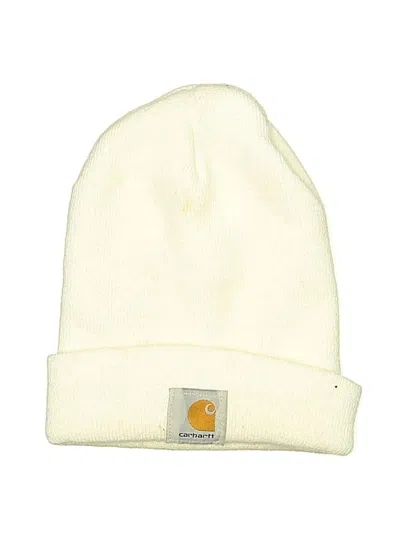 Pre-owned Carhartt Beanie Hat In Ivory