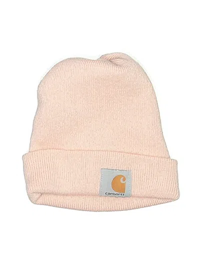 Pre-owned Carhartt Beanie Hat In Pink