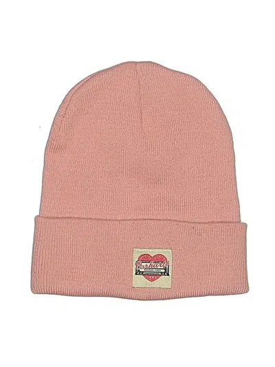 Pre-owned Carhartt Beanie Hat In Pink