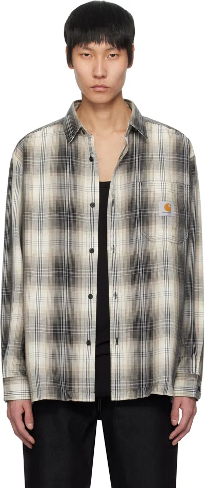 Carhartt Beige Blanton Check Shirt In 2mexx Yosemite