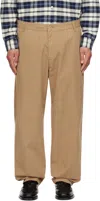 Carhartt Beige Calder Trousers In 8ygd Leather