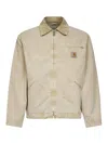 Carhartt Yellow Denim Og Detroit Jacket In Neutral