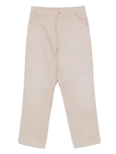 CARHARTT BEIGE CARGO JEANS WITH POCKETS