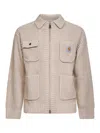 Carhartt Beige Chore Knit Jacket In Neutral
