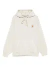 Carhartt Beige Cotton Hoodie With Logo  Wip In Neutral