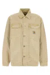 Carhartt Og Arctic Jacket In Denim Beige  Uomo In Neutral