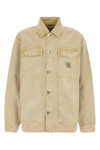 CARHARTT BEIGE DENIM OG ARCTIC JACKET