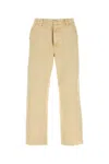 Carhartt Og Single Knee Printed Straight-leg Organic Cotton-canvas Trousers In Neutral