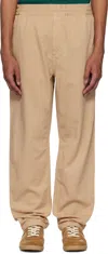 Carhartt Beige Flint Trousers In G1gd Wall Garment Dy