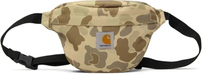 Carhartt Beige Jake Hip Pouch In 2r4xx Camoduckdesert