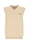Carhartt Sand Cotton Madison Vest Sweater In Neutral