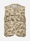 Carhartt Beige Printed Poplin Irwin Vest