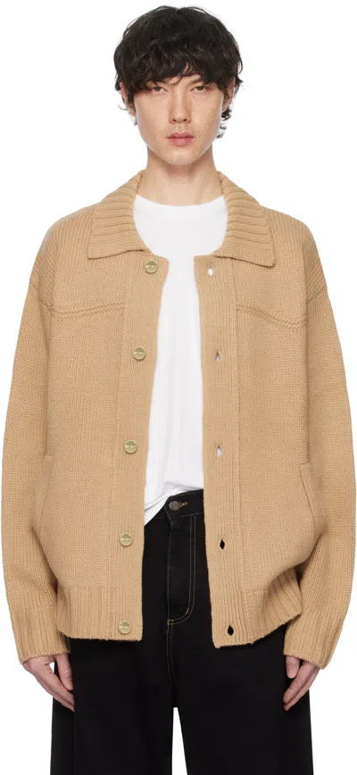 CARHARTT BEIGE SANTA FE CARDIGAN
