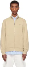 CARHARTT BEIGE SCRIPT EMBROIDERY JACKET