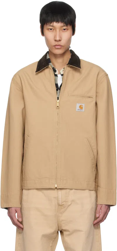 CARHARTT BEIGE SPRING DETROIT JACKET