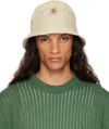 Carhartt Beige Walter Linen Bucket Hat In 02 05 Natural