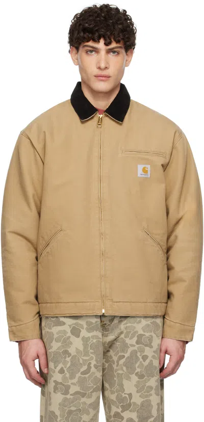 CARHARTT BEIGE WINTER OG DETROIT JACKET