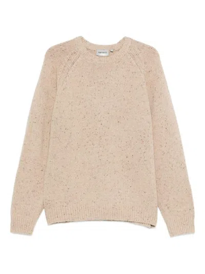 Carhartt Anglistic Sweater In Neutral