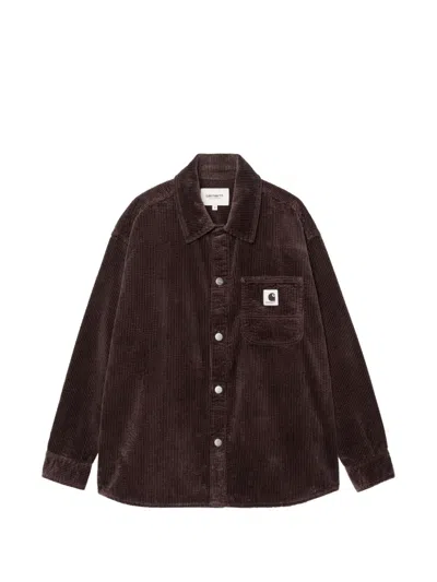 Carhartt Bekka Corduroy Shirt In Brown