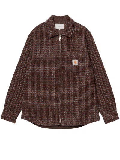 Carhartt Bellamy Shirt Jacket In Brown
