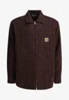 Carhartt T By Alexander Wang Puff Logo Sweatshirt In Brown