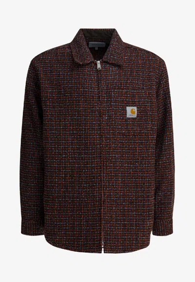 CARHARTT BELLAMY ZIP-UP TWEED OVERSHIRT