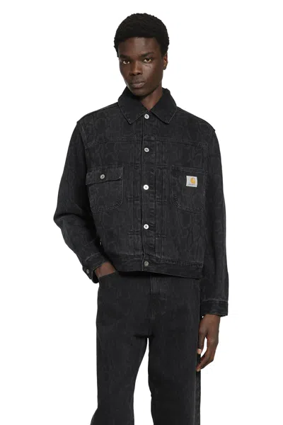 Carhartt Belmar Denim Jacket In Black
