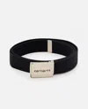 Carhartt Belt Clip Chrome In Black