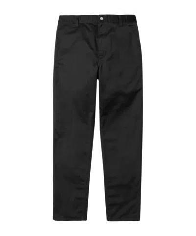 Carhartt Belt-loop Casual Pants In Black