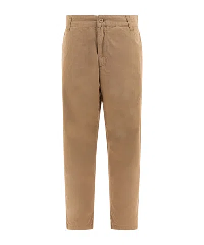 Carhartt Belt-loop Casual Pants In Brown