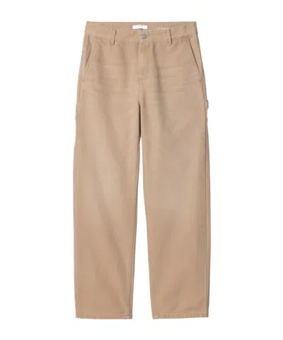 Carhartt Belt-loop Casual Pants In Nude