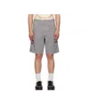 Carhartt Gray Single Knee Shorts In Gray