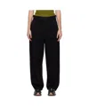 Carhartt Denim Trousers Decorated With Brandon Logo In Black