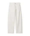 Carhartt Logo-patch Cotton Jeans In White