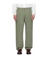 Carhartt Khaki Midland Trousers In Green