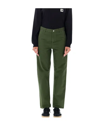 Carhartt Belt Loops Slacks In Green