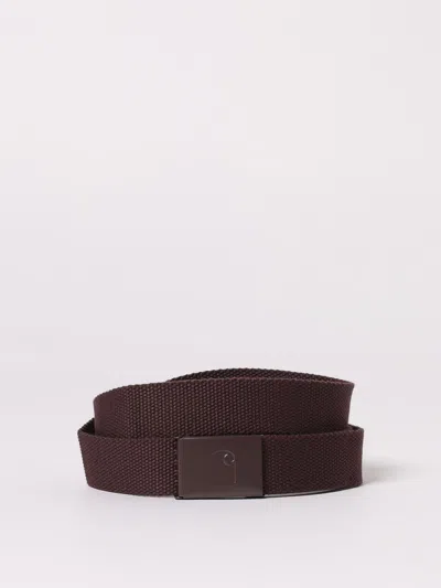 Carhartt Belt Men  Wip In Burgundy