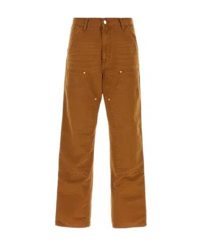 CARHARTT CARHARTT WIP DOUBLE KNEE LOGO PATCH JEANS